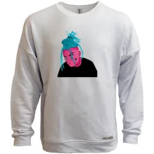 Свитшот без начеса Morgenstern fan artaMorgenstern with blue dreadlocks art