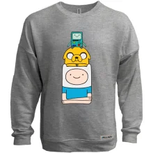 Світшот без начосу Adventure time pyramid