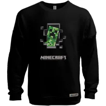 Свитшот без начеса Minecraft hole