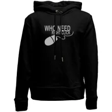Детское худи без начеса Who Needs Right Click