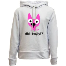 Детское худи без начеса Did i really?