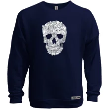 Свитшот без начеса "Kitty Skeleton"