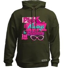 Худи без начеса Pink is always in fashion