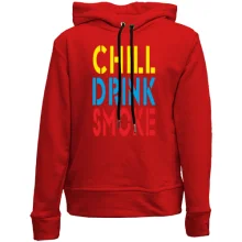 Подарочный мешочек Chill, Drink, Smoke