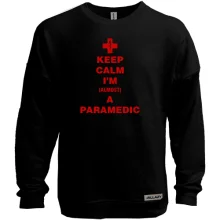 Свитшот без начеса "Keep calm I'm a paramedic"