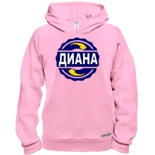Худи BASE с именем Диана в круге
