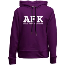 Детское худи без начеса AFK Away From Keyboard.