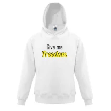 Детская толстовка Give me freedom