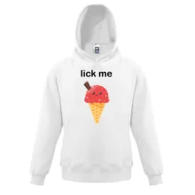 Детская толстовка Lick me
