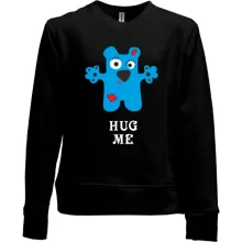 Детский свитшот без начеса Hug me Медведь