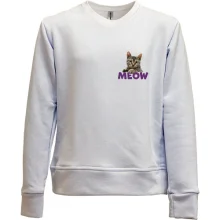 Детский свитшот без начеса Meow (mini)