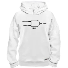 Худи BASE с надписью 