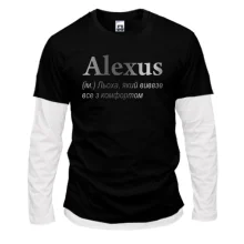 Комбінований лонгслів для Олексія "Alexus"