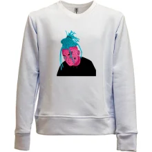 Детский свитшот без начеса Morgenstern fan artaMorgenstern with blue dreadlocks art
