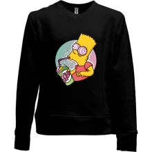 Детский свитшот без начеса Bart Drinks Soda Art