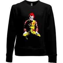 Детский свитшот без начеса Ronald McDonald Clown art