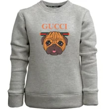 Детский свитшот без начеса Gucci dog