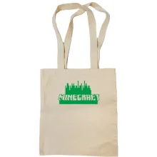 Сумка шопер Minecraft Green Logo