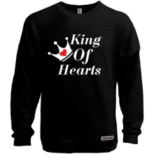 Світшот без начосу King of Hearts