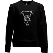 Детский свитшот без начеса "Push IT х Metallica"