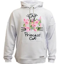 Худи без начеса Princess cat (из цветов)