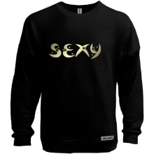 Світшот без начосу SEXY із зірками та місяцями