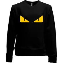 Детский свитшот без начеса "Глаза Fendi"
