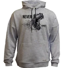 Худі без начосу Never forget Dinosaur