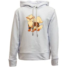 Детское худи без начеса с покемоном Арканайн (Arcanine)