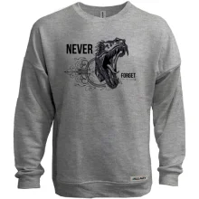 Світшот без начосу Never forget Dinosaur