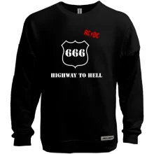 Свитшот без начеса AC/DC - Highway to hell