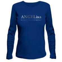 Лонгслив для Анжелики "ANGELika"