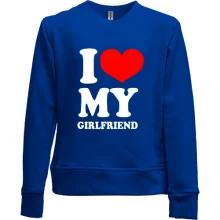 Дитячий світшот без начосу My girlfrend