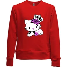 Детский свитшот без начеса Kitty