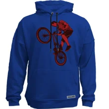 Худи без начеса с BMX велосипедистом