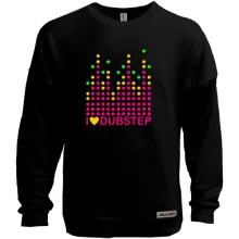 Світшот без начосу Dubstep love (рисунок)