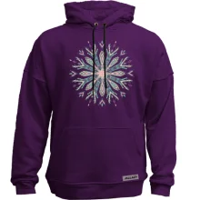 Худі без начосу з круглим візерунком