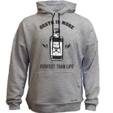Худи без начеса Death is more perfect than life