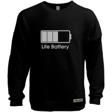 Світшот без начосу Life Battery