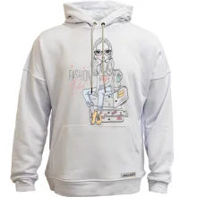 Худи без начеса fashion girl