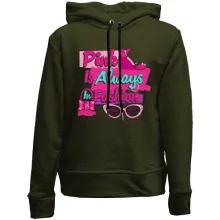 Детское худи без начеса Pink is always in fashion