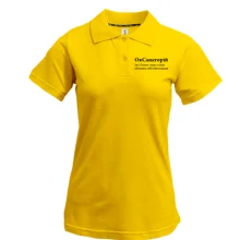 Женская футболка-поло для Оксаны - "ОкСанаторій"