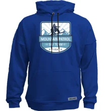 Худи без начеса mountain patrol ski team