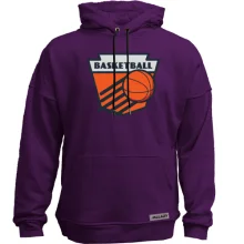 Худи без начеса с логотипом Basketball