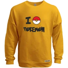 Світшот без начосу I love Pokemon