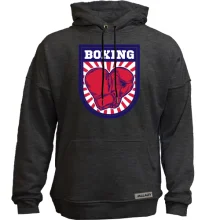 Худи без начеса boxing