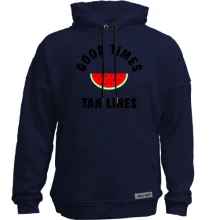 Худі без начосу з кавуном "good times tan lines"