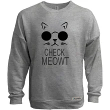Світшот без начосу check meowt