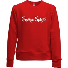 Детский свитшот без начеса Frozen Splash — граффити