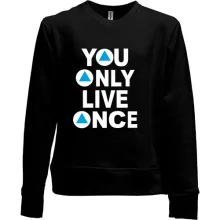Детский свитшот без начеса You Only Live Once